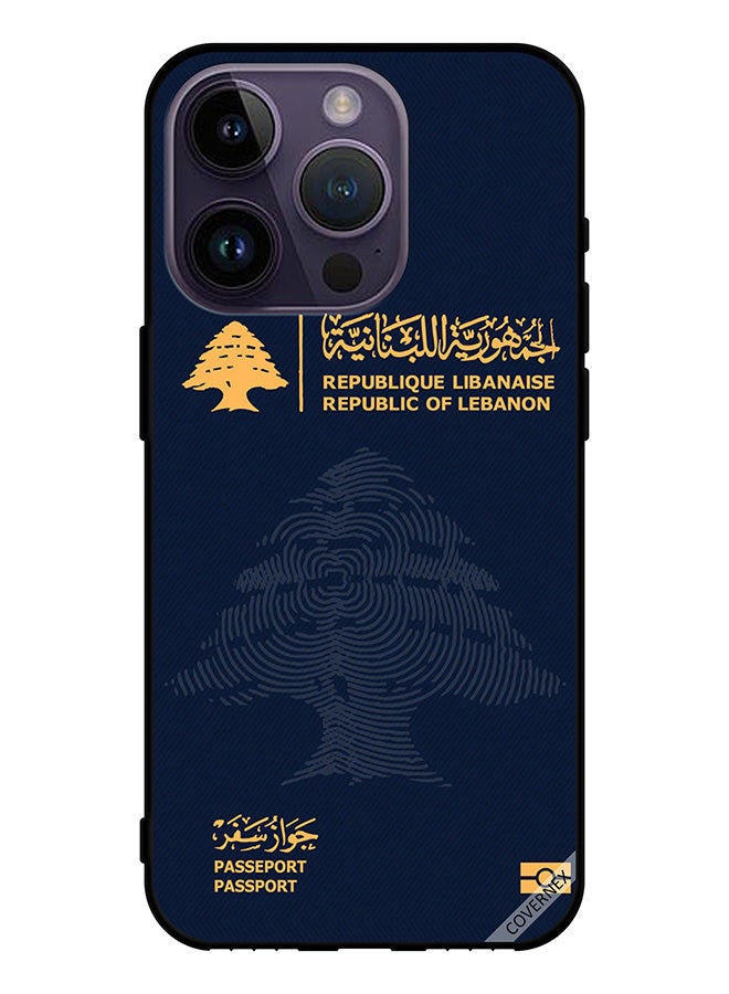Covernex Protective Case Cover For Apple iPhone 14 Pro Lebanon Passport - Image 1