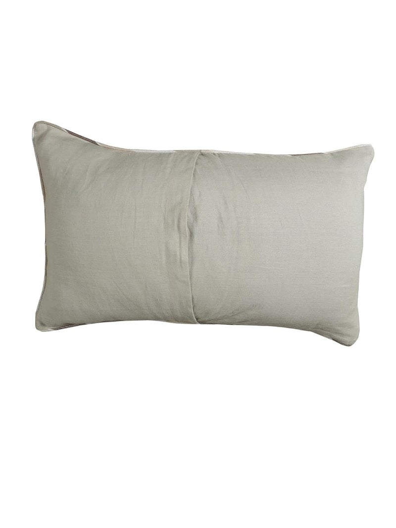 ZEBA World Cotton Blend Striped Bedcover for Double Bed with 2 Pillow Coverswith Cord Piping Queen Size Beige Color Bedcover 90 x 108inches 75x9ft Pillow Covers 17x27in - Image 5