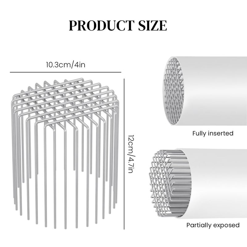 HASTHIP® Rust-Resistant Metal Wire Grid Drain Outlet Stopper with Anti-Rat Design, Flexible Universal Pipe Guard For 95-95mm Diameter, Prevents Clogs & Rodent Entry - Image 2