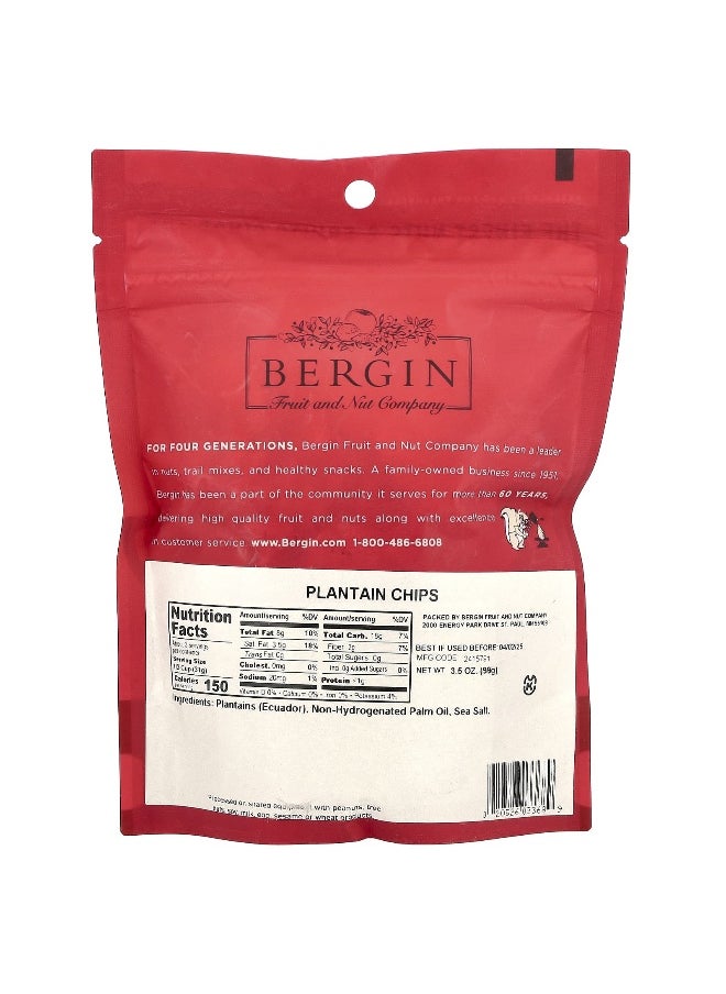 Bergin Fruit and Nut Company Bergin Fruit and Nut Company, Plantain Chips, 3.5 oz (99 g)  - Image 2