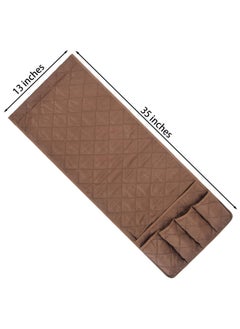 MDSTOP Sofa Couch Chair Armrest Organizer Fits For Phone Book Magazines Tv Remote Control Coffee  - Image 3