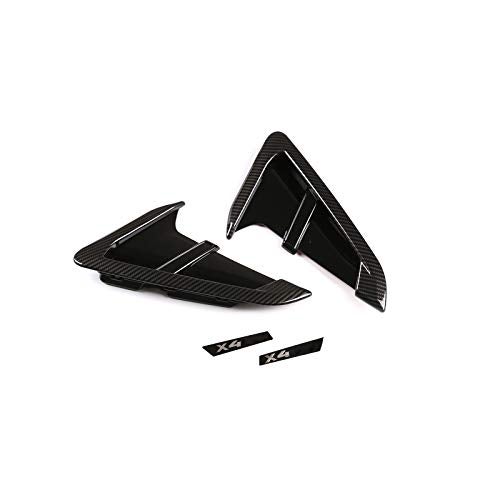 CHEYA Shark Gills Front Fender Side Air Flow Fender Vent Cover Trim ABS for BMW X3 G01 X4 G02 X3M X4M 2018-2021 (Carbon Fiber Style, X4 M) - Image 2