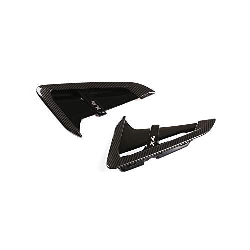 CHEYA Shark Gills Front Fender Side Air Flow Fender Vent Cover Trim ABS for BMW X3 G01 X4 G02 X3M X4M 2018-2021 (Carbon Fiber Style, X4 M) - Image 3