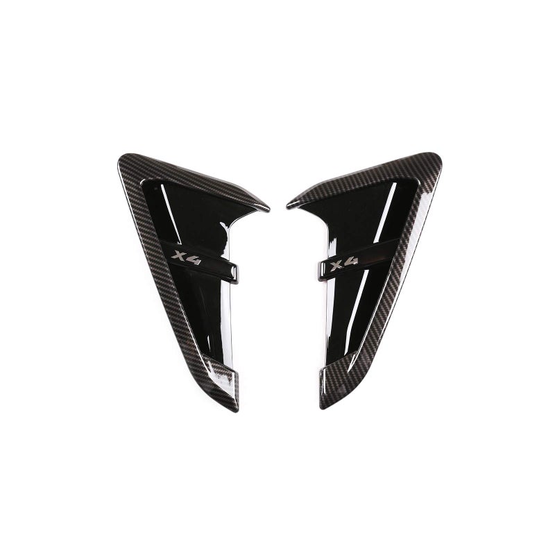 CHEYA Shark Gills Front Fender Side Air Flow Fender Vent Cover Trim ABS for BMW X3 G01 X4 G02 X3M X4M 2018-2021 (Carbon Fiber Style, X4 M) - Image 5