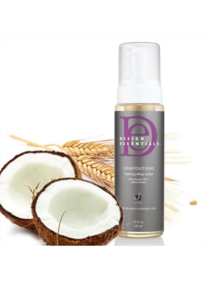 Design Essentials Compositions Foaming Wrap Lotion for Relaxed & Natural Hair, 7.5 Ounce  - Image 5