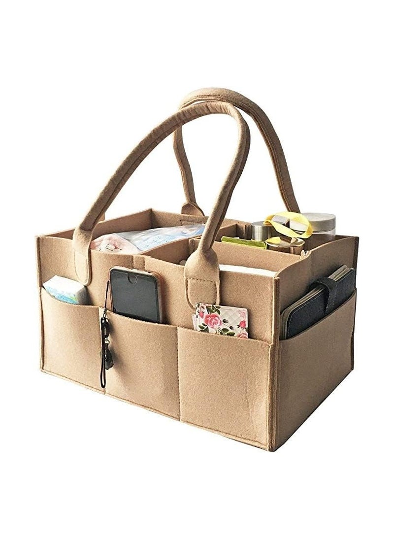 BLOOMING TIME Baby Diaper Caddy Organizer ,Wipes Bag Newborn Nursery Storage Bag  - Image 2