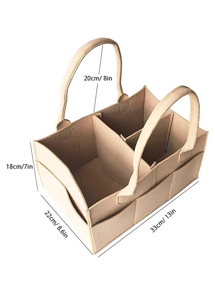 BLOOMING TIME Baby Diaper Caddy Organizer ,Wipes Bag Newborn Nursery Storage Bag  - Image 4