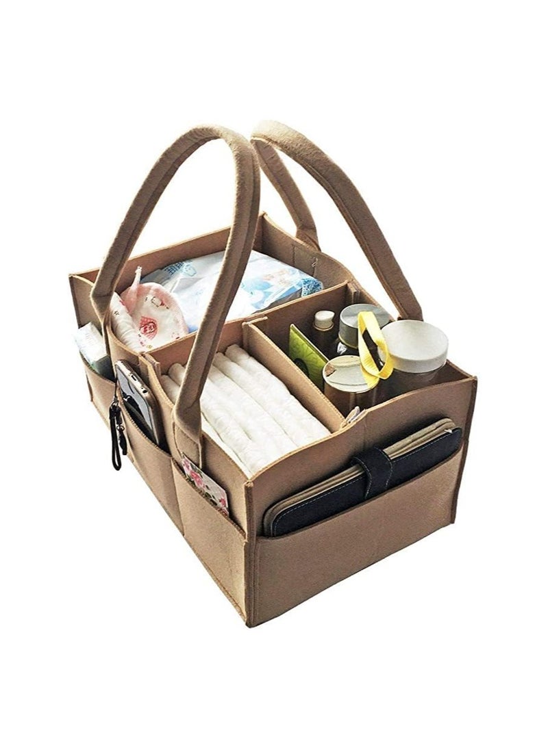 BLOOMING TIME Baby Diaper Caddy Organizer ,Wipes Bag Newborn Nursery Storage Bag  - Image 5