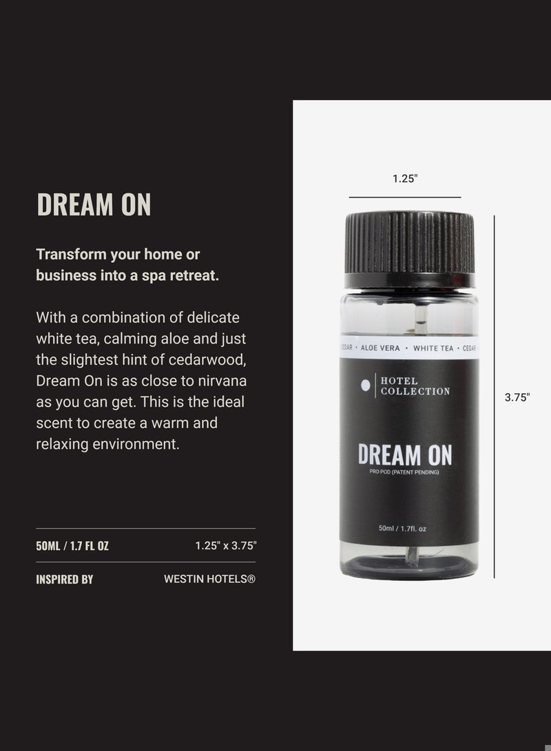 Hotel Collection Dream On Pro-Pod Oil Blend - Hotel Inspired for Luxury Essential Oil Diffusers - Aromatherapy Scent Diffuser Oil - White Tea, Aloe Vera, and Lily  - Image 3