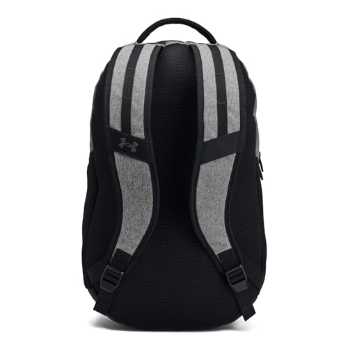 UNDER ARMOUR حقيبة ظهر هاسل 6.0 للبالغين من أندر أرمور، (026) كاستلروك هيفر/أسود/أسود، مقاس واحد يناسب معظم الأحجام - Image 2