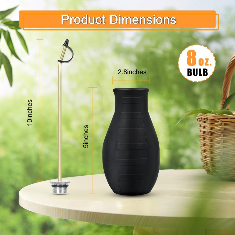 CZA Diatomaceous Earth Duster, Powder Sprayer, Garden Duster Applicator Dispenser with Long Plastic Tube for Organic Gardening Agricultural Supplies for Diatomaceous Earth & Other Home Powder Applications - Image 3