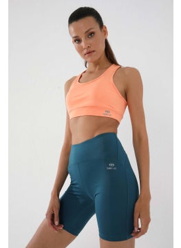 Tommy Life Emerald Women's High Waist Slimming Short Biker Leggings - 91007  - Image 3