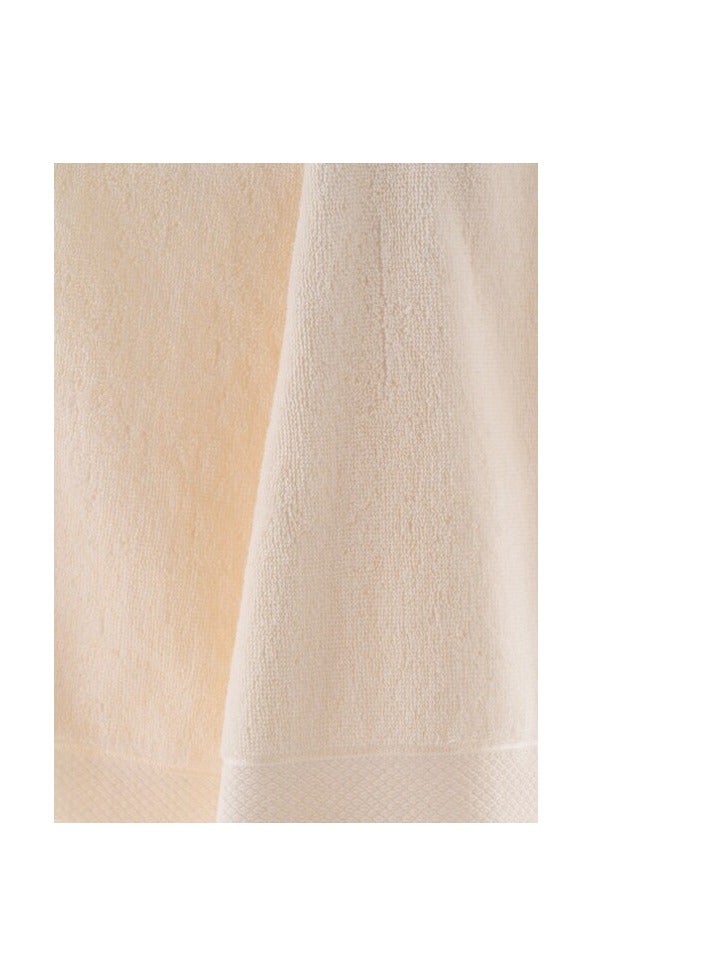 دريم ديكور طقم مناشف يد بيضاء 100% قطن، قطعتين 50x90 سم - Image 3