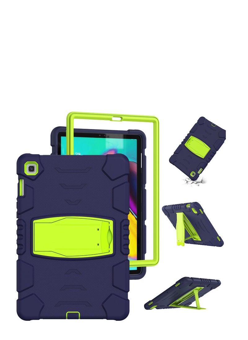 GULFLINK Gulflink Protective Back Case Cover for SAMSUNG Tab S5E T720/T725 10.5 inch navyblue and lime  - Image 1