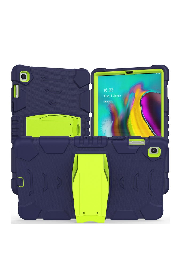 GULFLINK Gulflink Protective Back Case Cover for SAMSUNG Tab S5E T720/T725 10.5 inch navyblue and lime  - Image 3