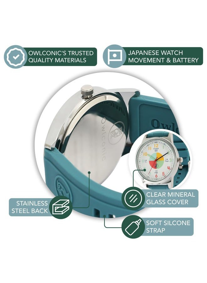 OWLCONIC Kids Watch - Analog Watches for Kids - Teal Green - Image 5