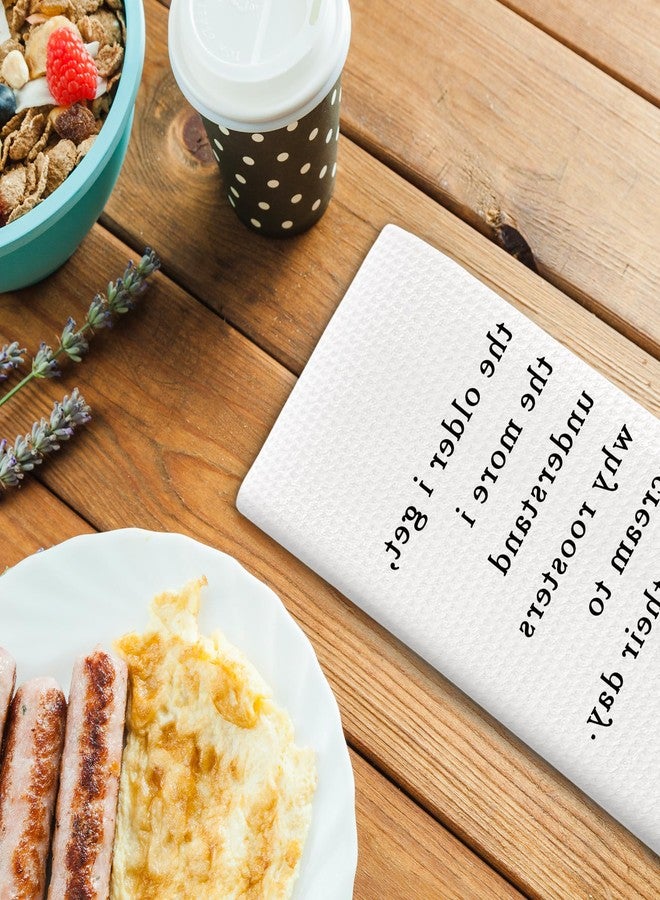 BCUANGD Funny Sarcastic Humorous Kitchen Towels Decor - Funny Dish Towel with Saying Hand Tea Towels, Hostess Friend Gifts for Christmas Dish Towel Dishcloths Decorations for Kitchen, 16"x24" - Image 4