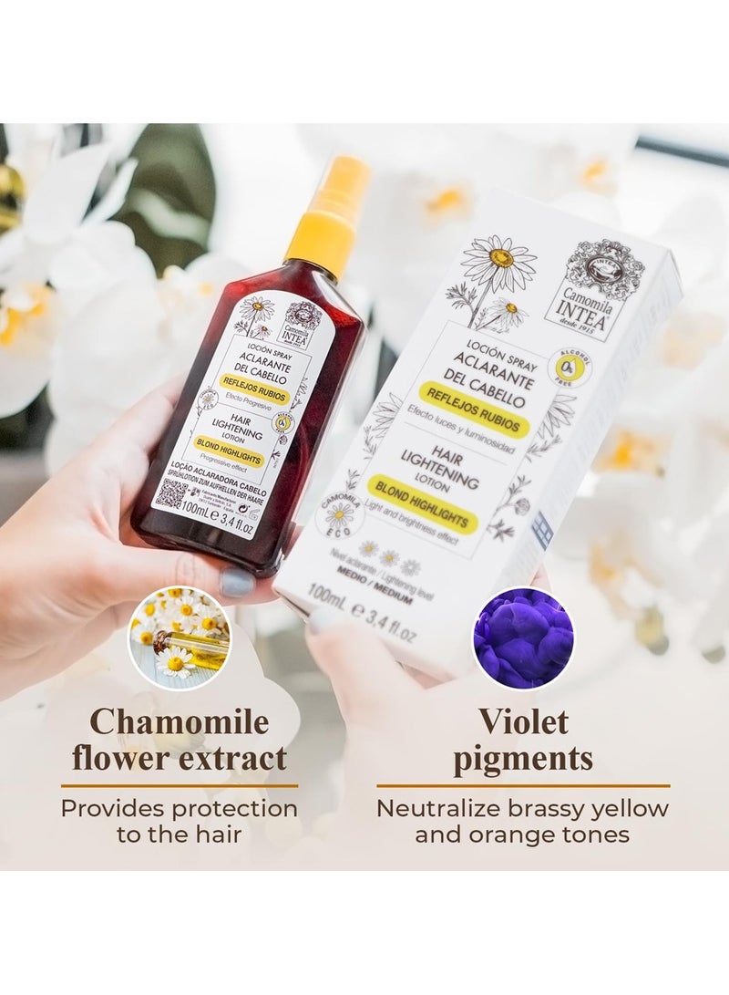 Intea Chamomile Hair Lotion Blond Reflexes 100ml - Image 4
