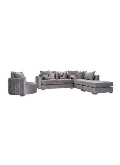 ROYAL FURNITURE Harmony Corner Sofa 305x202x78 cm fabric sofa set for living rooms  - Image 2