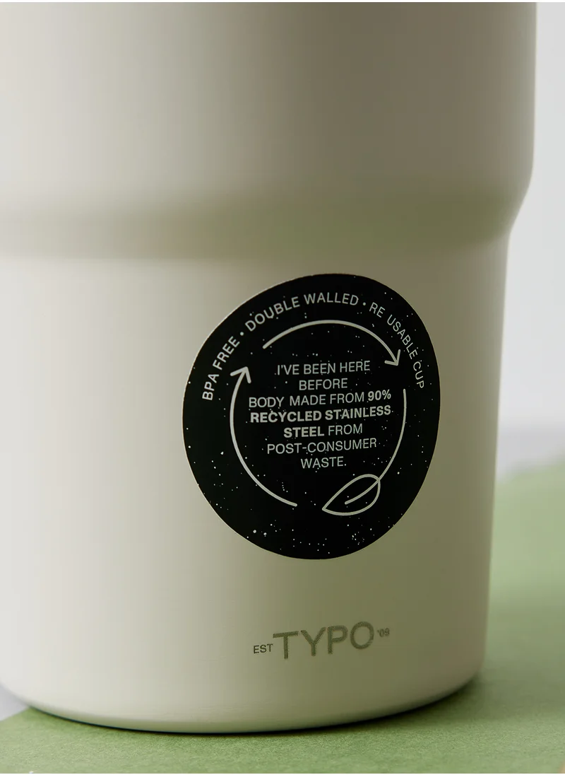 تايبو Space The Traveller Metal Commuter Cup Ecru