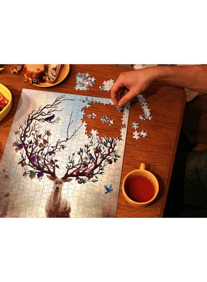 1000-Piece Deer Jigsaw Puzzle Board game - Image 4