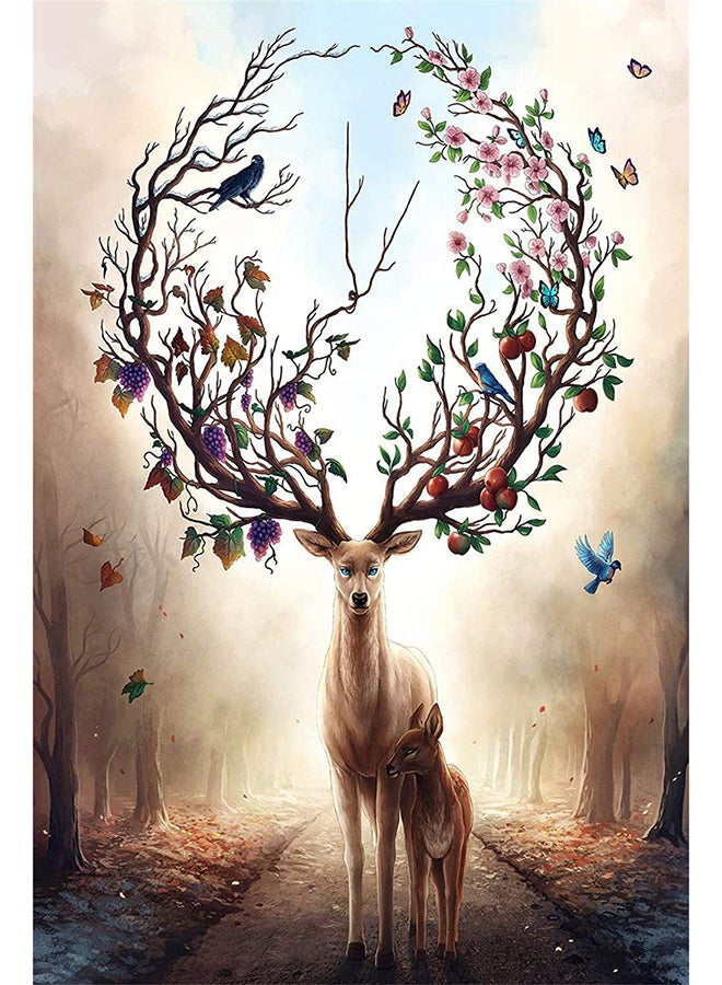 1000-Piece Deer Jigsaw Puzzle Board game - Image 1