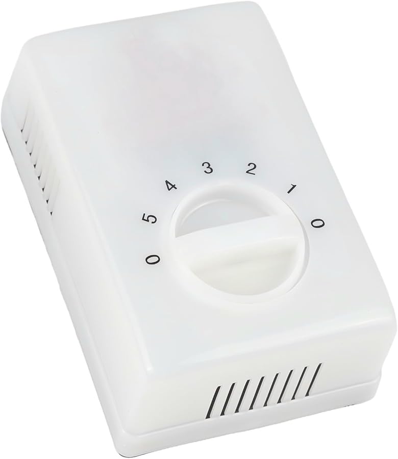 متحكم سقفي أبيض 220 فولت بخمس سرعات، مثبت على الحائط، منظم قابل للتعديل، موفر للطاقة - Image 3