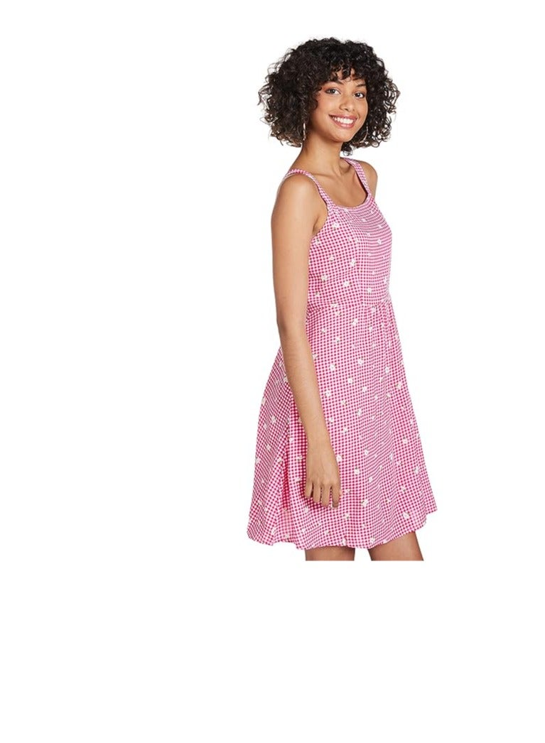 A&D And Women's Ss21An146Drw5A Dress, Color: Pink, Size: S - Image 3