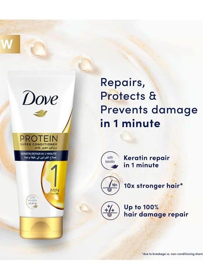 Dove Protein Super Conditioner With Keratin 180 ml - Image 2