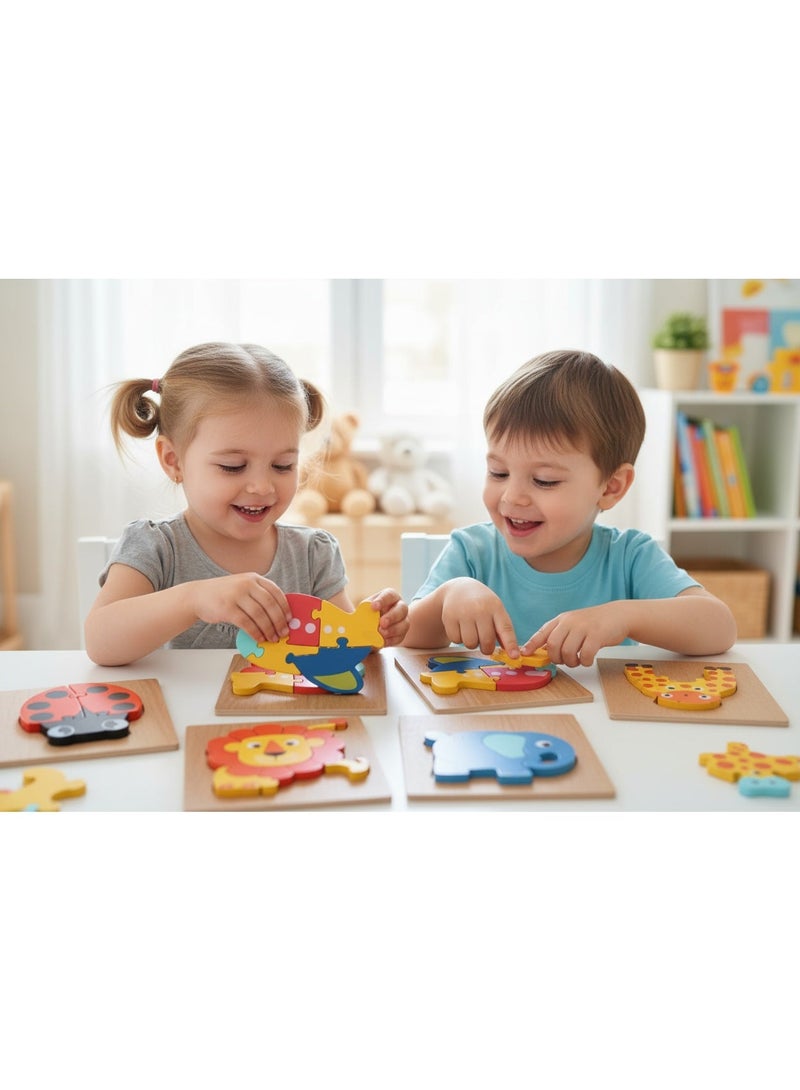 لغز طائرة خشبي ثلاثي الأبعاد للأطفال، لعبة منتسوري تعليمية لتعلم الحروف وتنمية المهارات الحركية الدقيقة، مناسب من عمر 18 شهرًا - Image 2