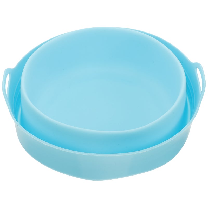 Barbecue Oil Bucket Liner Foldable Oil Bucket Liner Silicone Folding Bucket Liner Compatible for Traeger Grill Pro Grease Bucket - Image 1