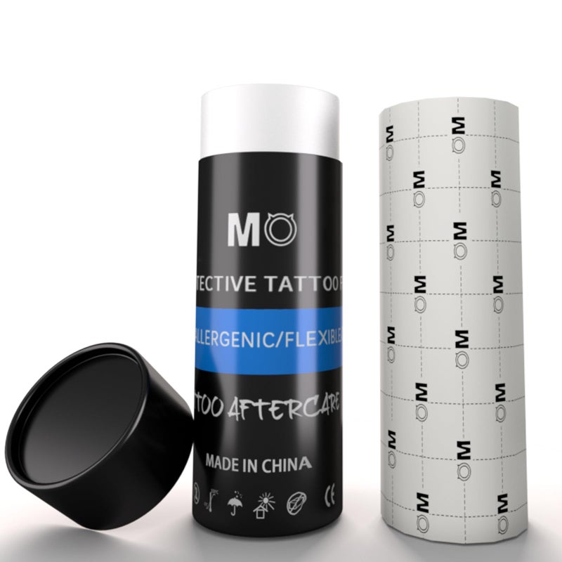 Tattoo Aftercare Bandag Derm Shield Bandage 18ft x 6in Second Skin Tattoo Cover Waterproof Bandages It Can Heal Your Faster for Protect Your Recovery