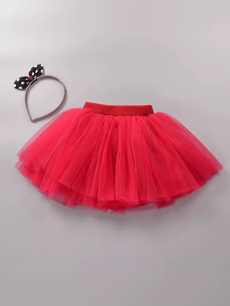 Princess Girl Gauze Skirt Baby Tutu Skirt Tutu Skirt Mesh Cake Skirt Kidsren's Day Dance Performance Skirt - Image 5