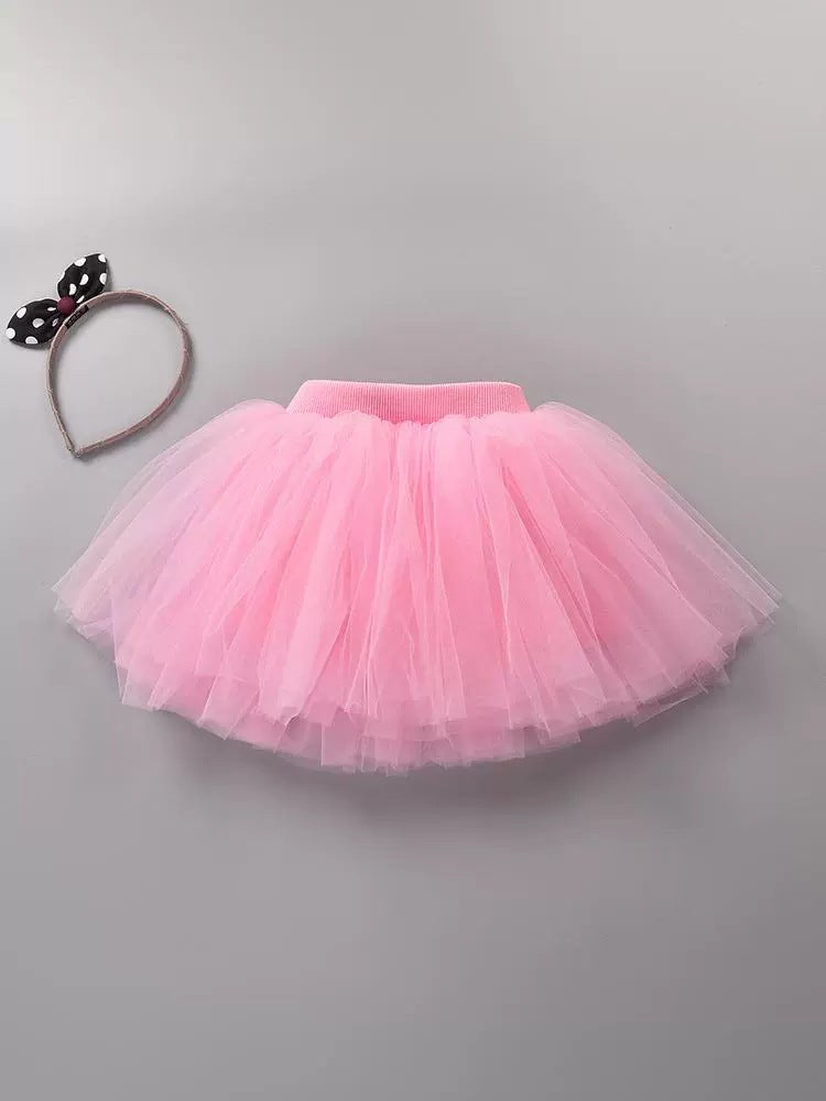 Princess Girl Gauze Skirt Baby Tutu Skirt Tutu Skirt Mesh Cake Skirt Kidsren's Day Dance Performance Skirt - Image 4