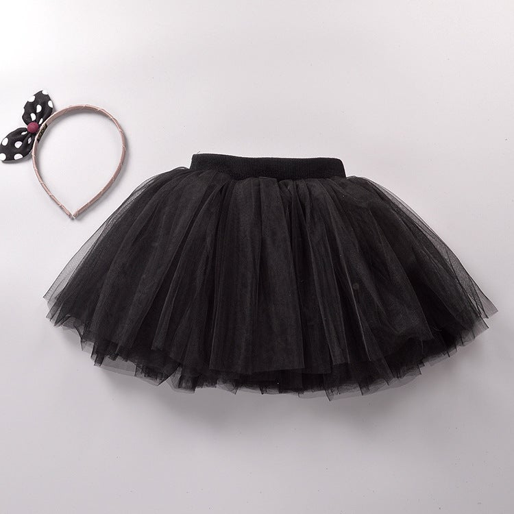 Princess Girl Gauze Skirt Baby Tutu Skirt Tutu Skirt Mesh Cake Skirt Kidsren's Day Dance Performance Skirt - Image 1