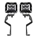 Rigid Industries Rigid 46737 APillar LED Light Mount Kit Fits The 2021 Ford 150 Raptor Kit Includes DSS Pro Spot Lights with Amber and Black Covers - Image 2