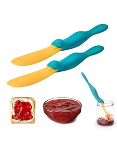 2Pcs Jar Spatula, Crepe Spreader, Platypus Silicone Butter Spatula for Scooping and Scraping, Kitchen Gadgets