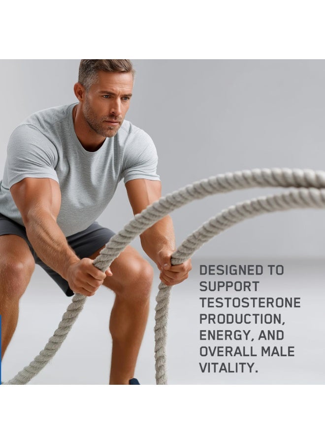 Applied Nutrition TRT support testosterone hormone booster | Zinc, Magnesium, D-Aspartic Acid, Maca, Ashwagandha & Sea Moss | Informed Sport – Lemon & Lime (300g – 30 Servings) - Image 3
