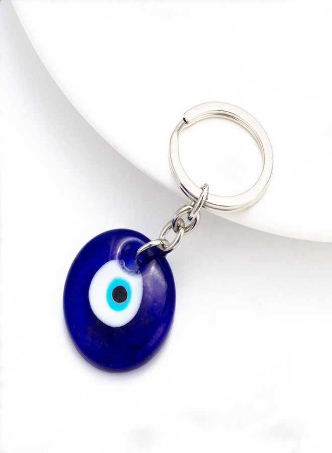 Bestdays Evil Eye Keychain Charm Pendant Handbag Bag Keychain Key Ring (blue eye) - Image 3