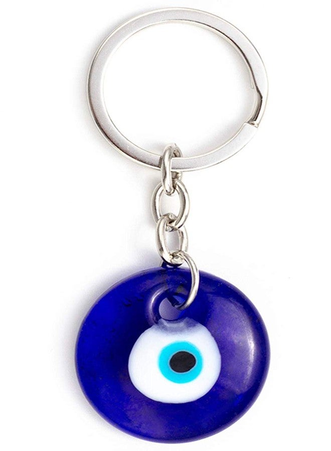 Bestdays Evil Eye Keychain Charm Pendant Handbag Bag Keychain Key Ring (blue eye) - Image 1