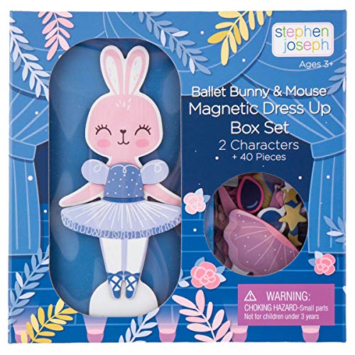 Stephen Joseph, Magnetic Dress Up Doll Bunny and Mouse - Image 1