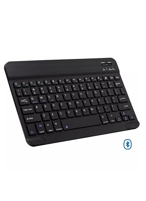 Ultra-Slim Rechargeable Bluetooth Keyboard – 150 Hour – Aluminum Base – IOS / Windows / Android ( AR / EN )