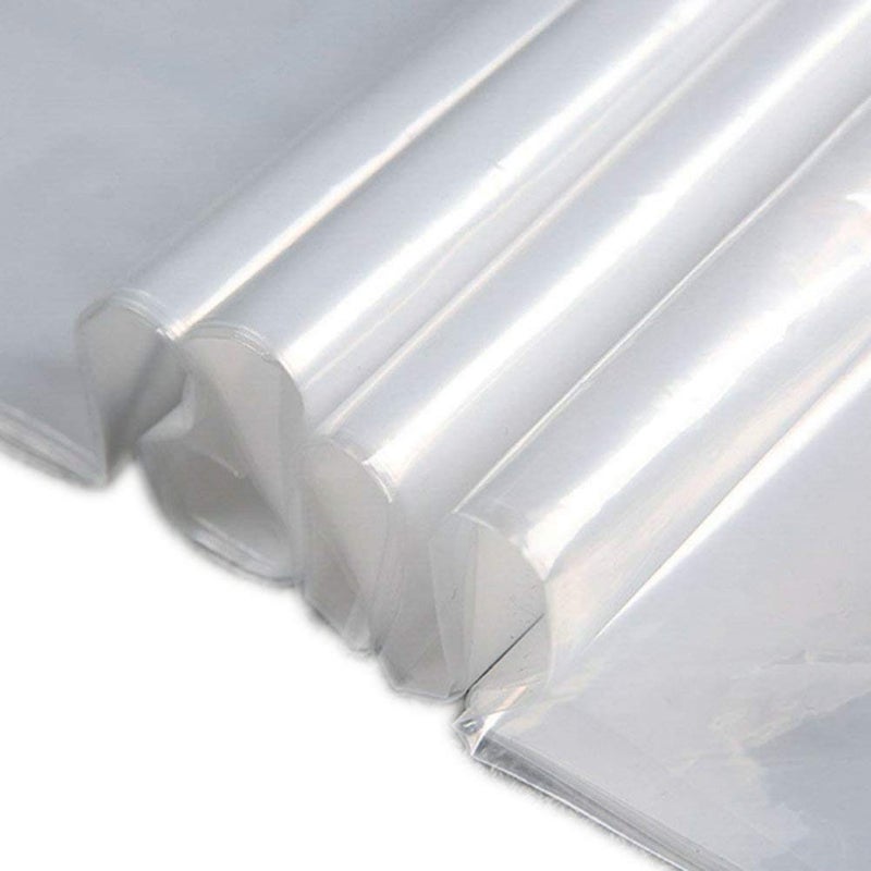 Fangkun Fangkun Pack of 50 Garment Bag Transparent Clothing Dust Cover Dustproof Hanging Clothes for Dry Cleaner, Home Storage,Travel, Clothes Storage Closet 60 × 90 cm  - Image 5