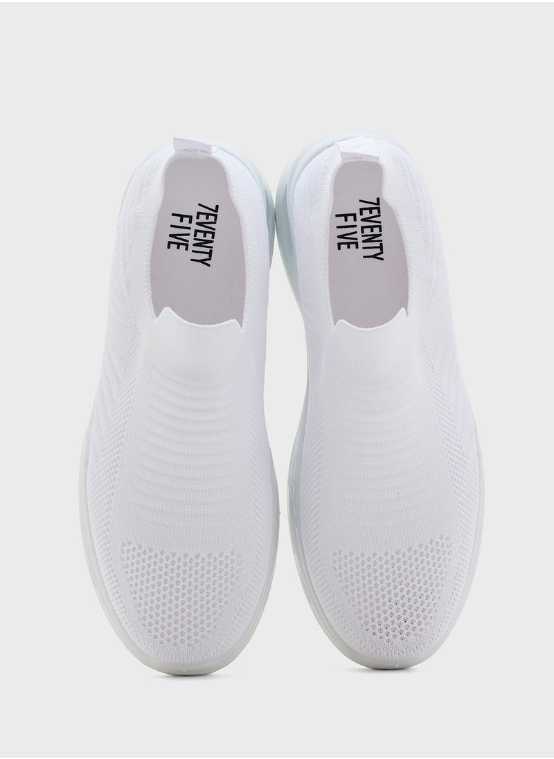 Seventy Five - Casual Knitted Slip Ons - Image 1
