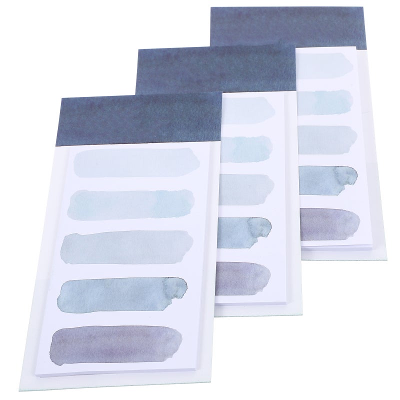 6 pcs Useful Sticky Memo Pads Students Schedule Memo Notes Adhesive Stickers Office Supplies - Image 1