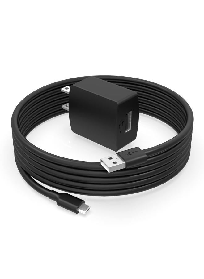 Superer شاحن مدرج UL مناسب لجوبرو هيرو 10 9 8 7 6 5 بلاك سيشن، هيرو ماكس، هيرو 7 سيلفر، هيرو 7 وايت، هيرو 5 سيشن، هيرو 2018 والمزيد، مع كابل شحن بيانات مزود بمحول طاقة من نوع C - Image 1