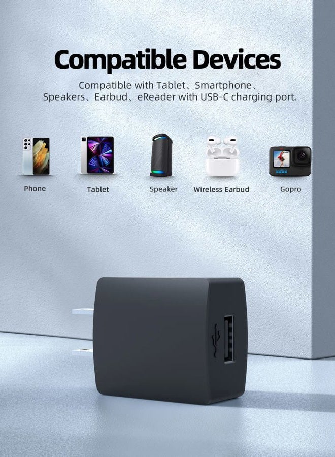 Superer شاحن مدرج UL مناسب لجوبرو هيرو 10 9 8 7 6 5 بلاك سيشن، هيرو ماكس، هيرو 7 سيلفر، هيرو 7 وايت، هيرو 5 سيشن، هيرو 2018 والمزيد، مع كابل شحن بيانات مزود بمحول طاقة من نوع C - Image 4