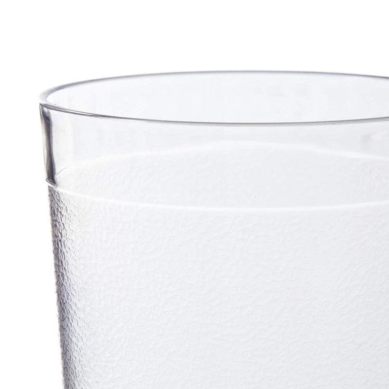NJ Restaurant Tumbler Beverage Cup Stackable Cups BreakResistant Commercial Polycarbonate Glasses Unbreakable Glass Pebbled Texture 300 ml Set of 12 - Image 4