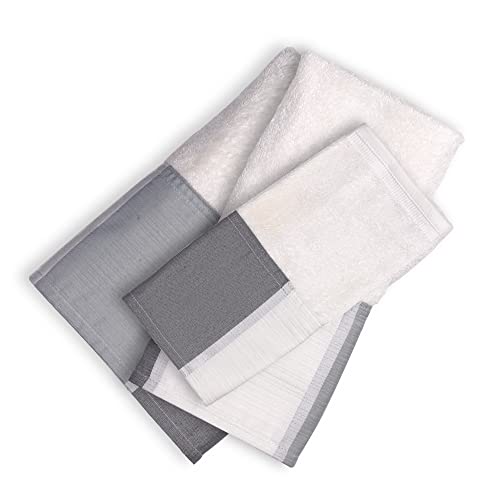 Popular Bath Bath Towels Madern Collection 3Piece Set Grey