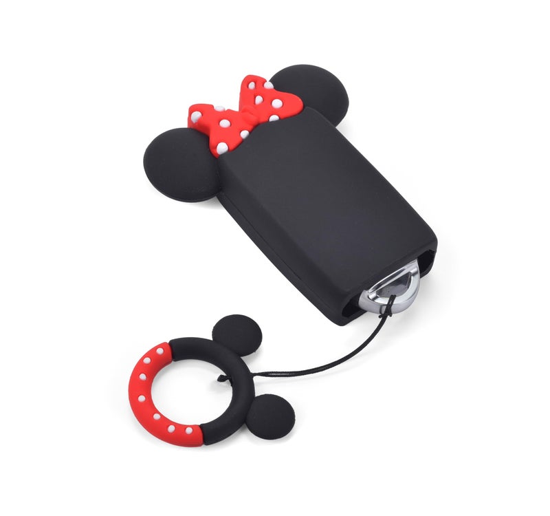 TopGrit Cute Cartoon car Key Protection Cover, Compatible with Nissan Altima Maxima Sentra Armada Pathfinder Rogue Smart Remote Key and Key 2/3/4/5 Button - Black - Image 2